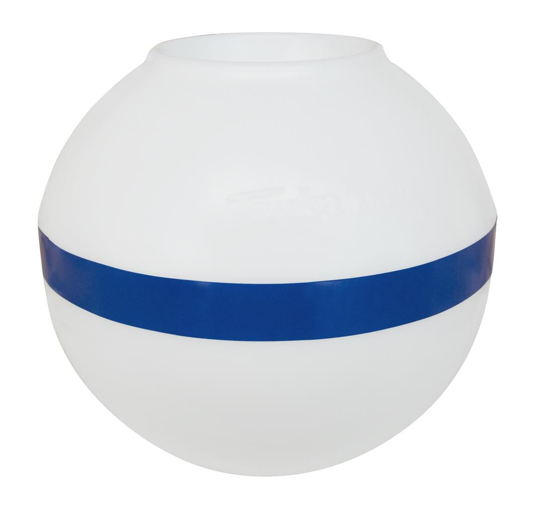 Taylor Sur-Moor Shackle Buoy - White With Blue Reflective Striping 46818