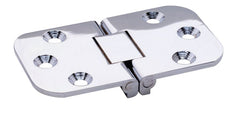 Attwood Flush Hinge, Square End, Stamped Stainless Steel 2-3/4" x 1-9/16" 662393