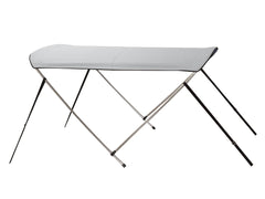 Carver V4257UB 42" High 2 Bow Complete Ready to Assemble Bimini Top w/Boot, White Vinyl V4257UB