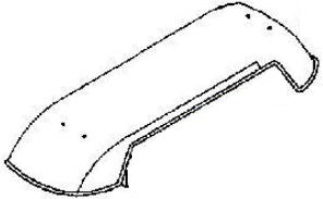 Dometic Refrigerator Old Style Roof Vent Cap, Polar White 3100529043