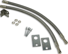 Valterra Minder TM22308VP Tireminder Braided Steel Valve Extender Kit for 16"-19.5" Dually Wheels, Hub Mounted