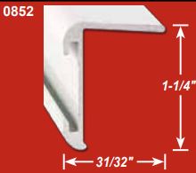AP Products 0218520316 Long Leg Insert Corner Molding, 16' Mill