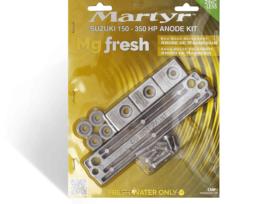 CMP Group Martyr CMSZ150350KITM Suzuki Anode Kit, 150-300HP, Magnesium MSZ150350M