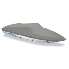 Carver 71116F10 V-Hull Fishing Boat Wide Series w/Motor Hood, 16'6", Slate Gray