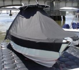 Taylor 70211 BoatGuard Universal Fit Trailerable Boat Cover w/Storage Bag and Tie-Downs, Center Console Boats, 17'-19'