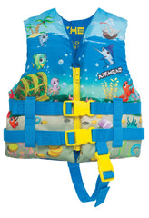 Airhead 3008802A Treasure Life Jacket, Infant, Blue Treasure Chest / Sea Life Theme