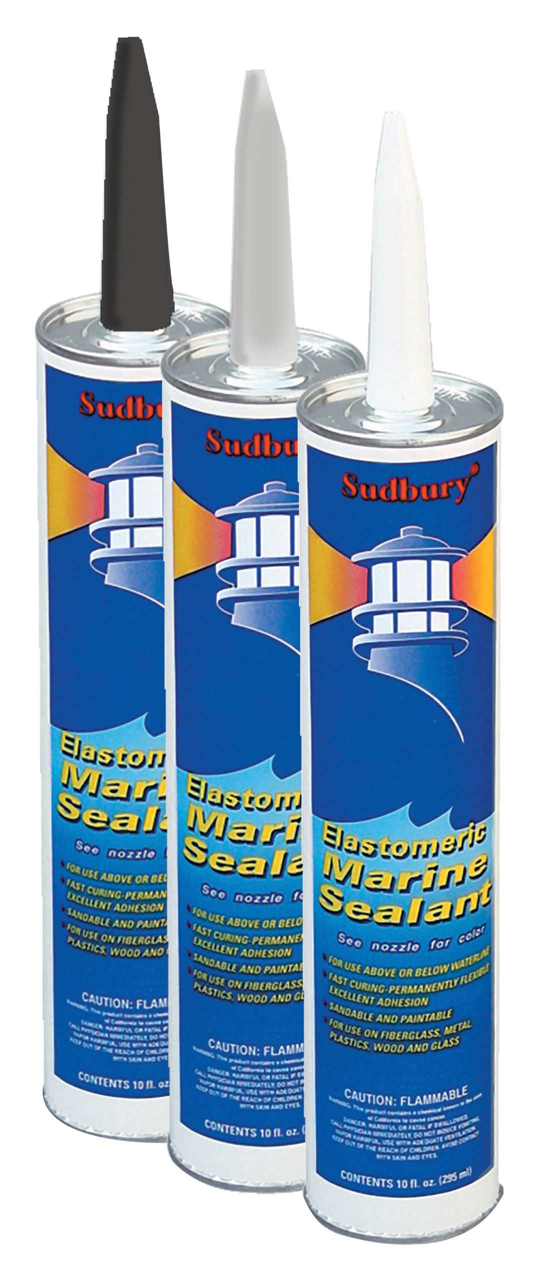 Sudbury 302 Sealant, 10 oz. Cartridge Black