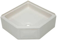 Lippert 298087 27in X 27in Corner Shower Pan Cd Par
