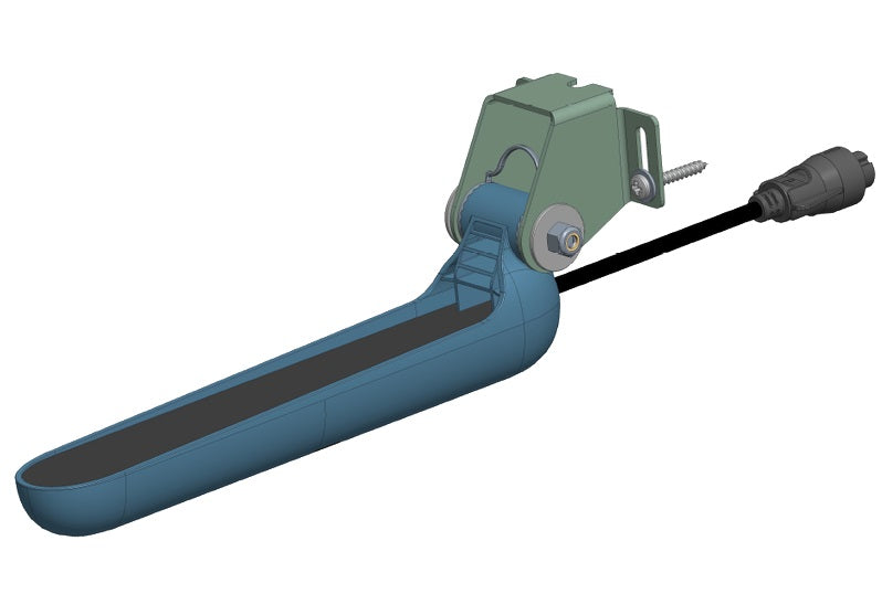 Lowrance 000-16285-001 Tripleshot 8-Pin Transom Transducer with 20' Cable for Eagle Units