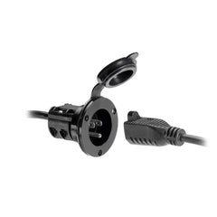 Minn MIN1865111 MKR-21 AC Power Port Black - Bulk pack