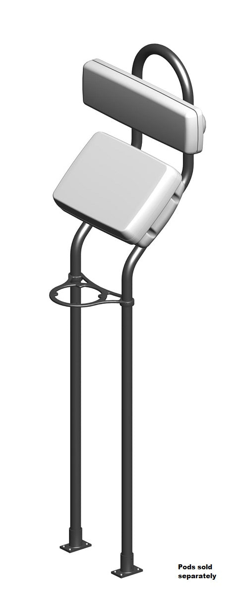 Navpod NAVAG127 Angleguard 9.5" Wide 1.25" Tube Double Bend