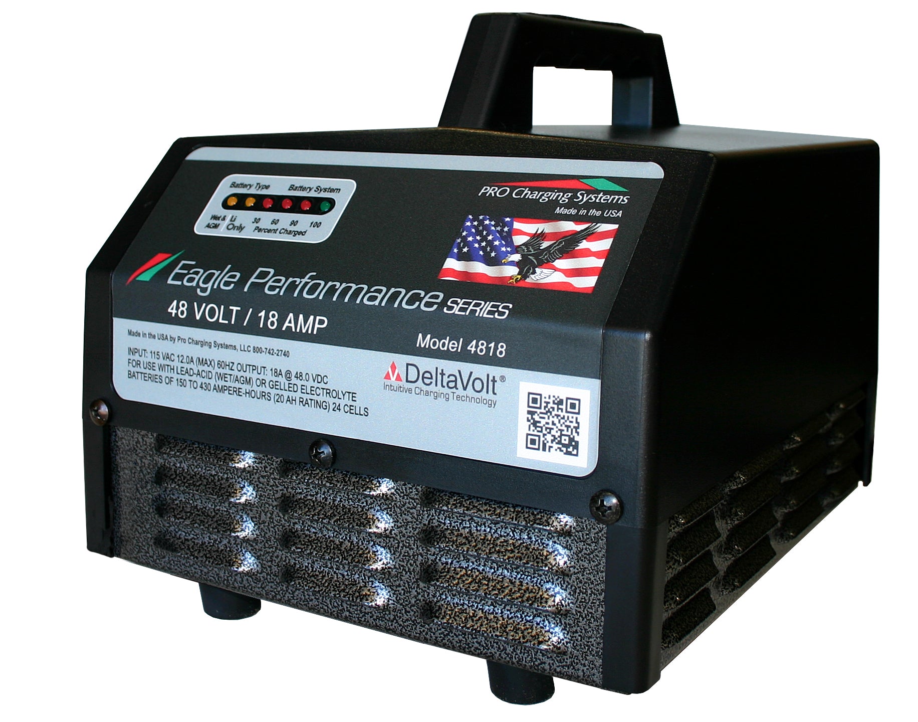 Pro Charging System PCSI4818CH Eagle Performance i4818 For Golf Carts Requires Adapter Cable