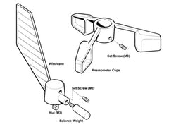 Raymarine RAYE28081 Windvane/Cups