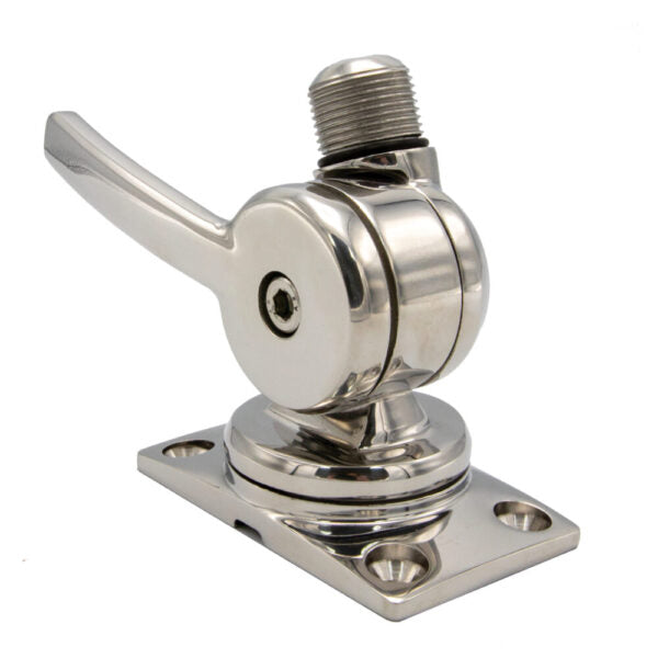 Shakespeare SHA6187 Compact Heavy Duty Stainless Steel 4-Way Ratchet Mount