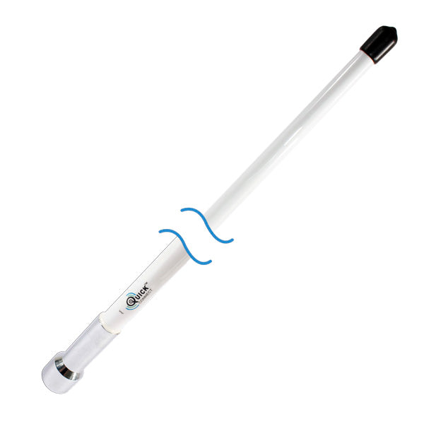 Shakespeare SHAQC4T Connect 4' VHF Antenna Chrome Ferrule Packed in Tube