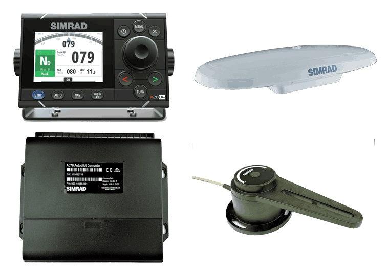 Simrad 000-13901-001 A2004 System Kit with HS75