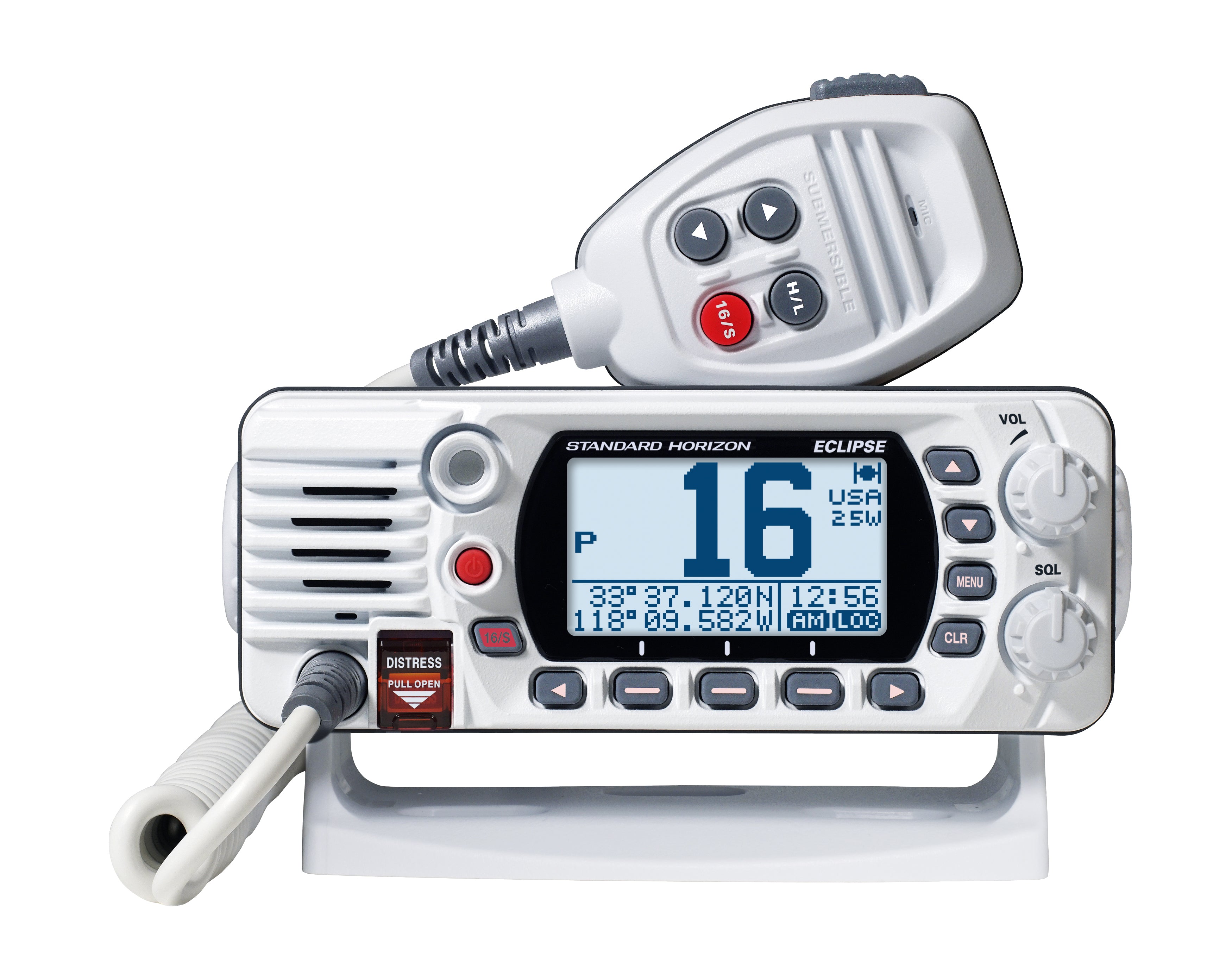 Standard STDGX1400GW GPS White VHF Class D 25 Watt