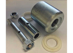 Ultra Fab 48-979021 Micro Steel Roller 2 In W X 2 In Dsilver