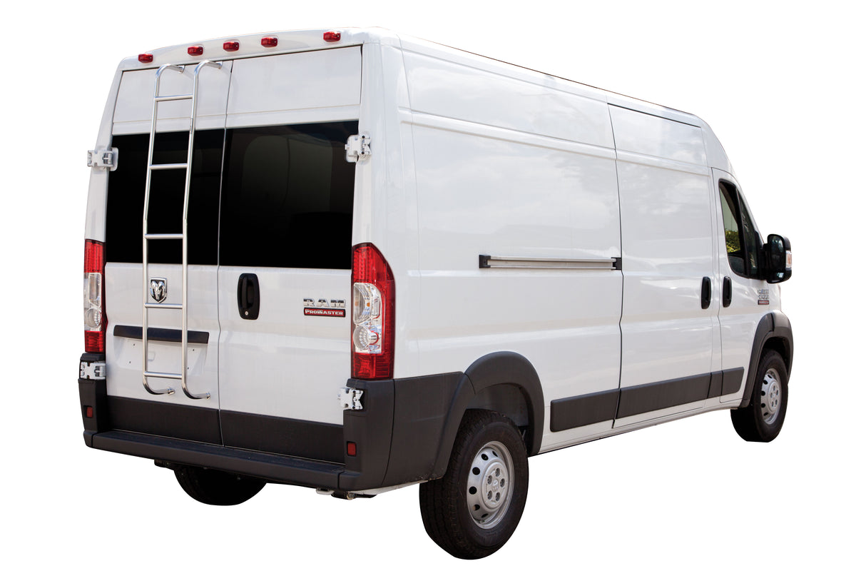 Surco 093PML Stainless Steel Van Ladder for Dodge Promaster with High Roof (2014-Current)