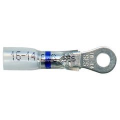 Grote 84-4408 Heat Shrinkable Ring Terminal - Crystal Clear, 16-14 Gauge, #8