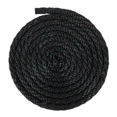 Extreme Max 3008.0034 Solid Braid MFP Utility Rope - 1/2" x 100', Black