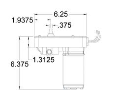 AP Products 014-132682 Venture Actuator Motor - 18:1