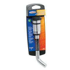 Reese 63253 5/8" Barrel-Style Receiver Lock with Bent Pin for 2.5" Square Receivers - Chrome