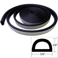 TACO Marine V30-0109B10-1 Weather Seal Tape - 3/8" x 5/8" x 10', Black