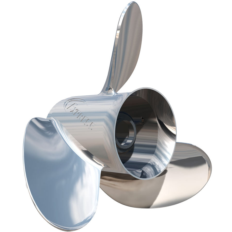 Turning Point Propellers 31432112 Express 3-Blade Stainless Steel Propeller for 40-150hp Engines with 4.25" Gearcase - 13.25" x 21", Right Hand Prop EX1/EX2-1321