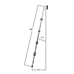 Quick Products QP-LA-466S RV Bunk Ladder - 66", Silver
