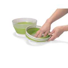 Prepworks CSS-2 Collapsible Salad Spinner - 3 Quart, Green