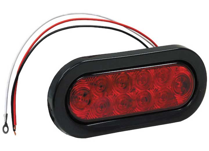 BUYERS PRODUCTS 5626510 LIGHT6.5IN OVALSTOP/TURN/TAIL10 LED
