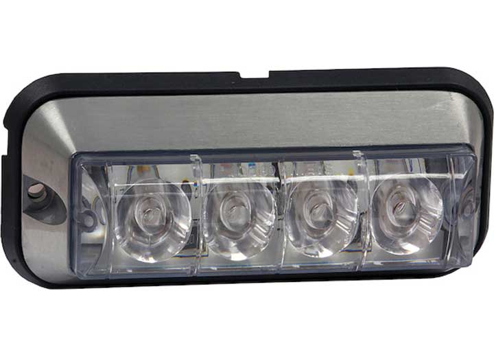 BUYERS PRODUCTS 8891004 LIGHTSTROBE47/8IN RECT4LEDAMBER