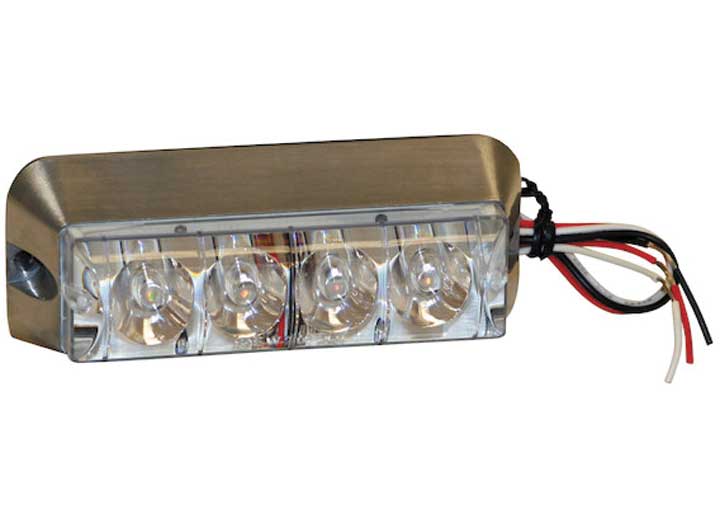 BUYERS PRODUCTS 8891006 LIGHTSTROBE47/8IN RECT4 LED CLEAR