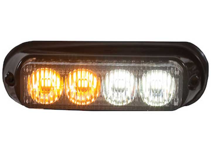 BUYERS PRODUCTS 8891132 LIGHTSTROBE43/4IN4 LEDAMBER/CLEAR