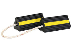 BUYERS PRODUCTS WC24483 WHEEL CHOCK W/ROPEPR 4X4X8