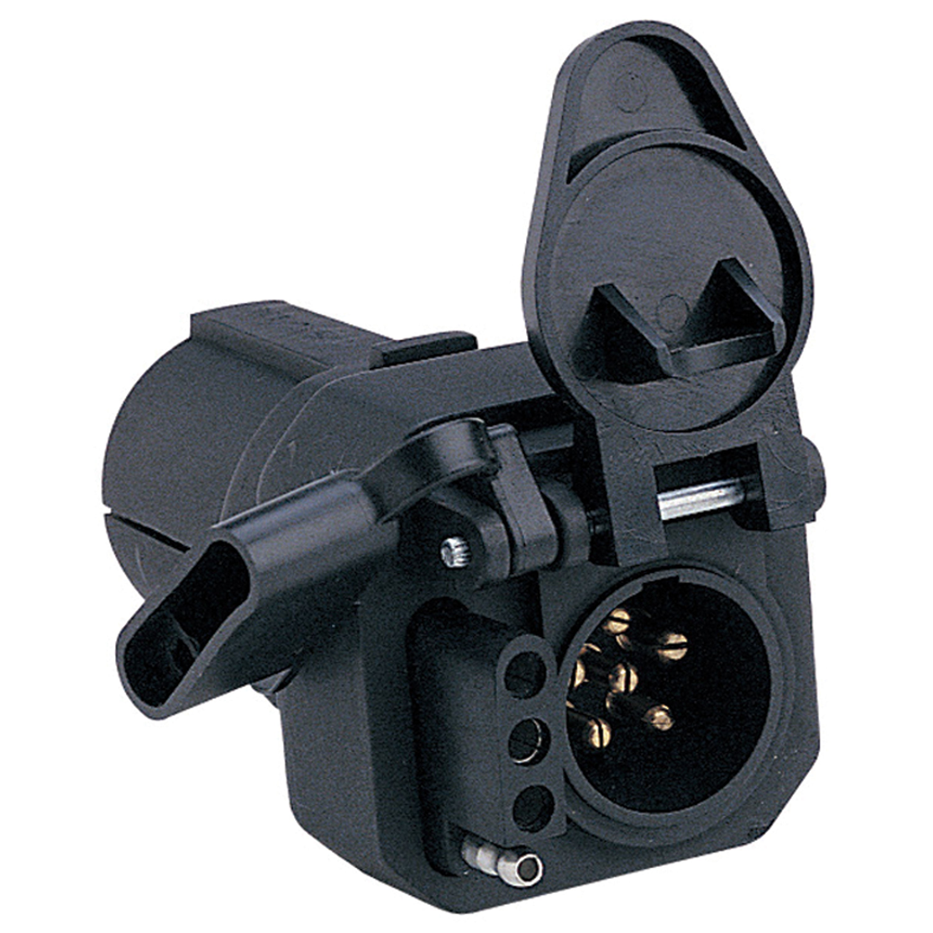 Hopkins 47575 Multi-Tow 7-Blade to 6-Round and 4-Flat Adapter (CP Electric Brake)