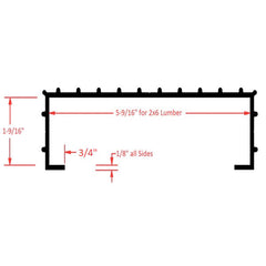 Gatorbak GB550EP-B-6-KT E-Plus Full-Synthetic Bunk Cover for 2x6 Bunks - 6', Black