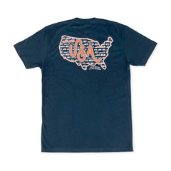 Camco 53424 LIBATC T-Shirt - Explore USA (Navy), XX-Large