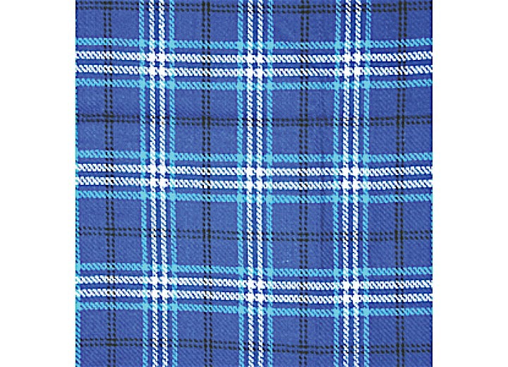 CAREFREE OF COLORADO 907002 BLANKETBLUE PLAID6.5FT X 5.5FT