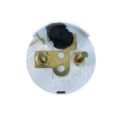 Faria 13805 Chesapeake Stainless Steel Voltmeter (10-16 VDC) - 2", White