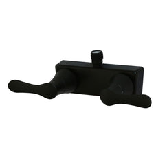 Empire Faucets U-YBMT53BMT-DH-2-E Shower Valve with Vacuum Breaker and Saber Lever Handles - 4", Matte Black