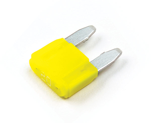 Grote 82-ANM-20A Miniature Blade Fuse - 20 Amp, Yellow, 5-Pack