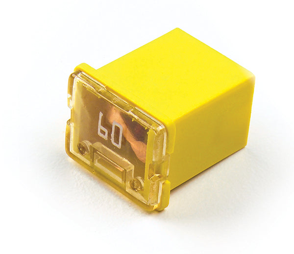 Grote 82-FMXLP-60A Cartridge Link Fuse - Low Profile, Yellow, 60 Amp