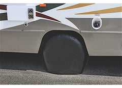 CAMCO 45246 COVERWHEEL&TIRE PROTECTORS 2426INBLACK VINYL SET OF 2
