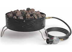CAMCO 58041 CAMPFIRE PORTABLE W/ 8FT HOSE AND REGULATOR 14.5IN DIA