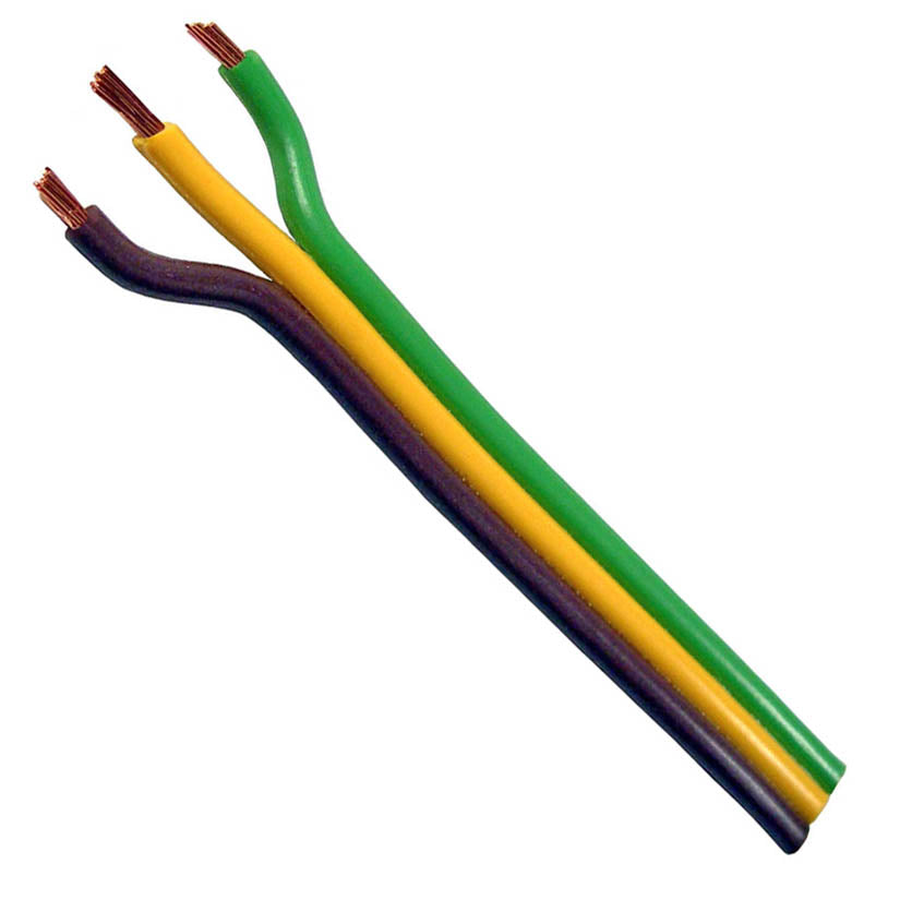 Parallel Cable Conductor Pico 8142PT Parallel Multiple Conductor Wire - 16 AWG, 3 Conductor, 25 ...