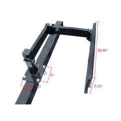 Quick Products QP-BGA Bumper-Mounted Swing Arm Assembly for Grilling, Tailgating, and More