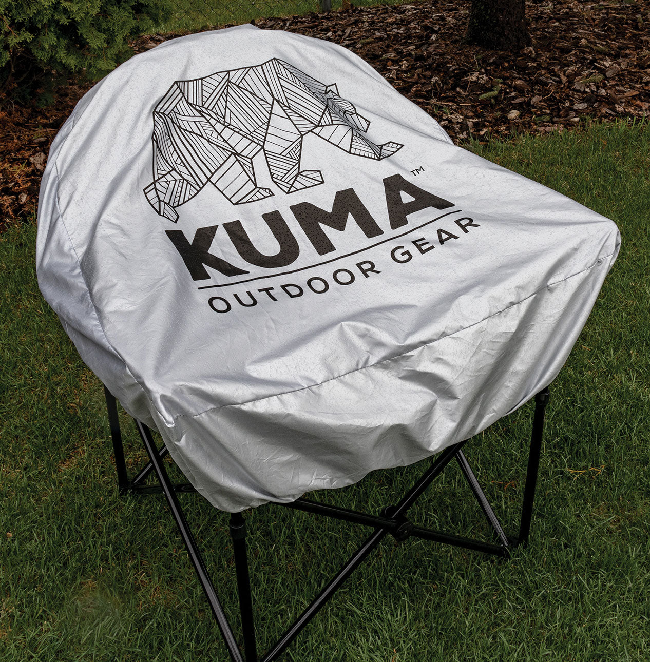 Kuma Outdoor Gear 848-KM-LBCC-SL Lazy Bear Chair Cover #848 - Silver