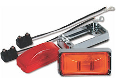 CUSTER PRODUCTS INC G26A-K 2.5IN X 1.25IN RECTANGULAR AMBER LIGHT MOUNTING BRACKET